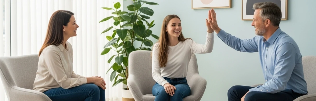 Family support programming for mental health